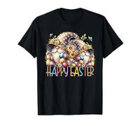 Spring Gnomes with Colorful Easter Egg Decor Happy Easter T-Shirt