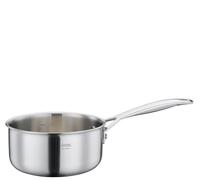 Spring Gourmet Casserole à manche Ø 16 cm, 1,4 l, acier inoxydable, compatible induction, four et lave-vaisselle, matériau multicouche, noyau en aluminium, graduation intérieure, poignées isolées