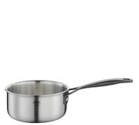 Spring Gourmet Casserole multicouche en acier inoxydable, passe au four, avec graduation intérieure, diamètre 16 cm, hauteur 7,5 cm, 1,4 l, noire