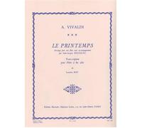 Spring In E Major Arranged For Alto Recorder Solo / Conducteur