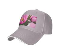 Spring is in The Air Print Casquette de baseball unisexe respirante et décontractée pour usage quotidien, gris, Taille unique