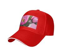 Spring is in The Air Print Casquette de baseball unisexe respirante et décontractée pour usage quotidien, Rouge, Taille unique