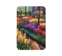 Spring Kite Garden Aimant de réfrigérateur rectangulaire imprimé complet pour réfrigérateur, tableau blanc, casier, bureau et décoration de voiture