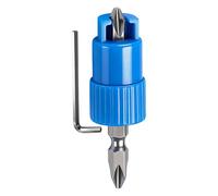 Spring-Loaded Screw Holder, Bit Positioner Tool Set, 2-Pieces Screw Holder with Magnetic Tip, Woodworking Screws Driver, Tool Accessory with Hex Wrench, Screws Tools for Carpentry Furniture