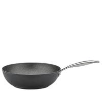Spring Meridian Intense Pro Poêle wok, revêtue, en aluminium recyclé, compatible induction, four, revêtement anti-adhésif triple couche, passe au lave-vaisselle, diamètre 28 cm, hauteur 8,4 cm