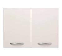 Spring - Meuble haut de cuisine avec égouttoir - 2 portes - L80 x P35,6 x H57,9 cm - Blanc - Parisot
