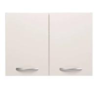 Spring - Meuble haut de cuisine avec égouttoir - 2 portes - L80 x P35,6 x H57,9 cm - Blanc - Parisot