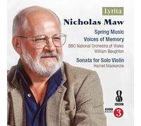 Spring Music Voices of Memory Sonate pour violon solo CD