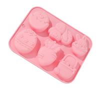 Spring Rabbit Tray - Ovale Eggshell Pattern Cavity, Sweets Jelly Gummy Plate, Restaurant Grade Patisserie Equipment, Family Gathering Celebration Kit | Reusable BPA Free Food Grade Crafting Supplies