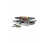 SPRING Raclette8 CLASSIC Plaque de grill en aluminium noir