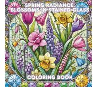 Spring Radiance: Blossoms in Stained Glass