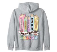 Spring Reading Season Book Lover Retro Reader Sweat à Capuche
