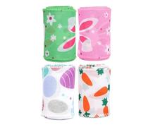 Spring Ribbon Decor, Wired Edge Craft Ribbon Rolls, 4 piece 2.5 inch garland ribbonswith floral fabric, Decorative Wreath Ribbons Set, Farmhouse Style Decor, Home Party Use Floral Garland