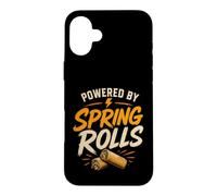 Spring Rolls Eating Asian Food Funny Coque pour iPhone 16 Plus