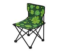 Spring St Day Luck and Clover Flower Chaise de camping ultra légère pour adultes avec sac de transport Chaise de randonnée pour concert sur pelouse