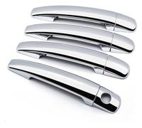 Spring talks Couvercle Poignée Porte Voiture pour Peugeot 207 308 407 408 Accessoires De Voiture De Style Automatique Garniture Chromée Couvercle De Poignée De Porte