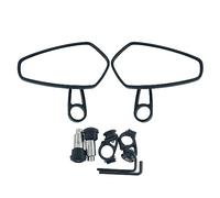 Spring talks Rétroviseurs Latéraux Universel pour 7/8 "22mm Moto Guidon Fin Côté Rétroviseurs Guidon Fin Miroir Rétroviseur(A)