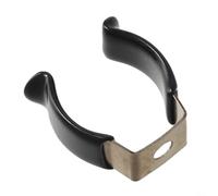 Spring Terry Clips 20mm Narrow Base Steel Rubber Stainless Steel Pipe Clamp 25mm Grip Rubber Lined Tool Holder 28mm for Broom Rake Spring Clip 30mm H37 Secure Garden Tool Storage Narrow Base (20mm)