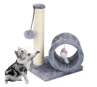 Spring Toy Attachment, Durable Sisal Wrapped Column, 11.81x7.87x7.87 inches, Kitten Scratch Pillar, Stable Base Design, Cat Scratching Post for Climbing, Scratching, Burrowing