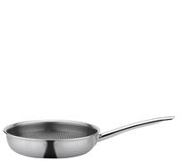 Spring Vulcano Cut Resist Pure XL Ø 28 cm, acier inoxydable, revêtement antiadhésif, 100% sans PFA, convient à l'induction, matériau multicouche, résistant aux rayures, poêle à frire fixe