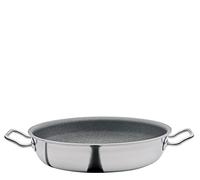 Spring Vulcano Intense Pro Poêle à servir XL | Bord haut 7 cm | Diamètre 24 cm | Revêtement anti-adhésif avec cristaux de roche suisses | Résistante aux rayures pour ustensiles de cuisine en métal |