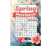 Spring Word Search: Puzzle Book for Kids and Adults | 80 Fun Puzzles | 1,200 Unique Spring Words | Large Print Brain Games for All Ages | Solutions Included