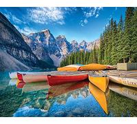 Springbok 1000 Piece Jigsaw Puzzle Calm Canoes