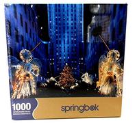 Springbok 1000 Piece Puzzle - Heralding Angels - Rockefeller Center, New York City At Christmas