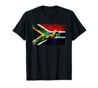 Springbok Bokke Drapeau Afrique du Sud Vintage Rugby T-Shirt