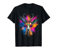 Springbok Portant Un Casque T-Shirt