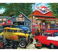 Springbok's 1000 Piece Jigsaw Puzzle Hot Rod Cafe