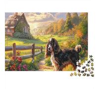 Springer Spaniel 1000 Pc Carton Premium Chien Mignon Pack Puzzle Familles Amateurs Jeu Familial Stimulant Décoration Intérieure Idée Cadeau Attentionnée 70x50cm/1000pcs