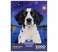 Springer Spaniel Anglais Puzzle 1000 Pièces Art Collection Chien Mignon Illustration Colorée Adultes Et Enfants Dès 14 Ans38x26cm/1000pcs