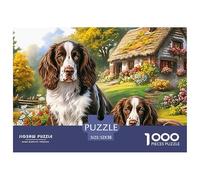 Springer Spaniel Puzzle Adulte 1000 Pièces De Qualité Supérieure : Maîtrisez Le Défi du Puzzle Difficile - pour Un Large Panel Dès 14 Ans 52x38cm/1000pcs