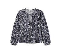 SPRINGFIELD 3.fq.Blusa Viscosa Lurex Chemisier, Bleu Marine, 42 Femme