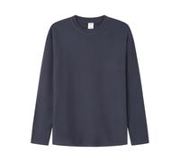 SPRINGFIELD Camiseta Estructuras Tricot, Bleu foncé, L Homme