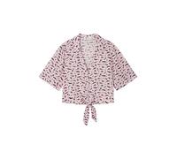 Springfield, Chemisier Court Femme Imprimé, Collection Culpa Tuya (À Contre-Sens), Rose, M