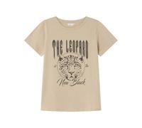 SPRINGFIELD Frqs T-Shirt Kakis pour Femme, Doré Beige, XS