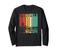 Springfield, Illinois, Ohio, Ville rétro, Lincoln Capital Vintage Manche Longue