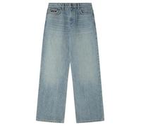 Springfield, Jean Femme Taille Moyenne et Jambe Large, Collection Culpa Tuya (À Contre-Sens), Bleu, 40 Long