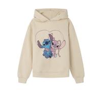 SPRINGFIELD Licensed Hoodie Lilo Stitch & Angel Heart Sweatshirt à Capuche, Multicolore, 5-6 Ans Fille