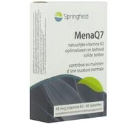 Springfield MenaQ7 Vitamine K2 45mcg Blister 60 Comprimés