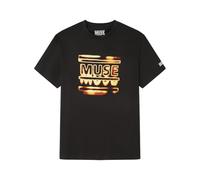SPRINGFIELD Muse SS Graphic T-Shirt. 100% Bci Cotton, Noir, L Homme