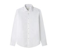 SPRINGFIELD New Light Oxford Shirt with Removable Whalebone in Lapel Collar Chemise légère, Blanc, XL Homme