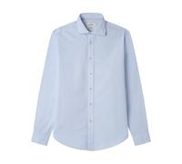 SPRINGFIELD New Light Oxford Shirt with Removable Whalebone in Lapel Collar Chemise légère, Bleu, M Homme