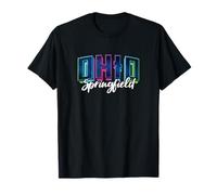 Springfield Ohio USA Souvenir Graphique rétro années 90 T-Shirt