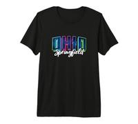 Springfield Ohio USA Souvenir Graphique rétro années 90 T-Shirt Haut de Gamme