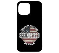 Springfield Oregon Drapeau américain Vintage Coque pour iPhone 13 Pro Max