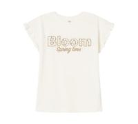 SPRINGFIELD Polo CTA MC Fantasia Liberty 24 Bloom, Blanc Standard, 12 Ans pour Fille