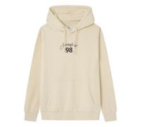 SPRINGFIELD Sudadera Básica Con Capucha Sweatshirt à Capuche, Imprimé Blanc, S Homme